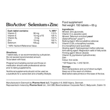BioActive Selenium + Zinc 150 Tablets - O'Sullivans Pharmacy - Vitamins - 5709976013506