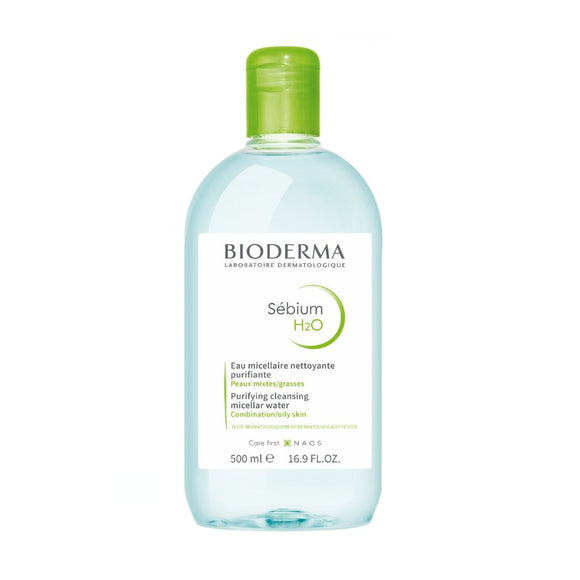 Bioderma Sebium H20 Purifying Micellar Water 500ml - O'Sullivans Pharmacy - Skincare - 3401575645851