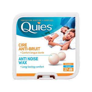 Quies Pure Wax Ear Plugs 8 Pairs - O'Sullivans Pharmacy - Medicines & Health - 3435172101175