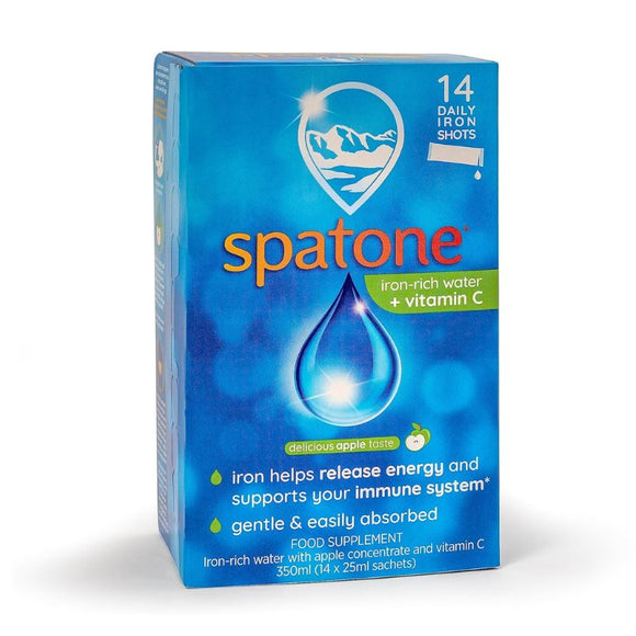 Spatone Apple Liquid Iron Supplement 14 Sachets - O'Sullivans Pharmacy - Vitamins - 5000488109863