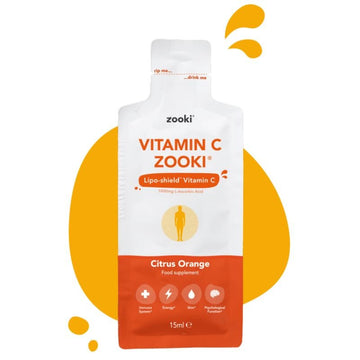 Zooki Vitamin C 1000mg 15ml x 30 Sachets Citrus Orange - O'Sullivans Pharmacy - Vitamins - 5060518930164
