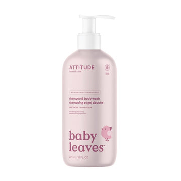 Attitude Baby Leaves 2 in 1 Shampoo Fragrance Free 473ml - O'Sullivans Pharmacy - Mother & Baby - 626232466157