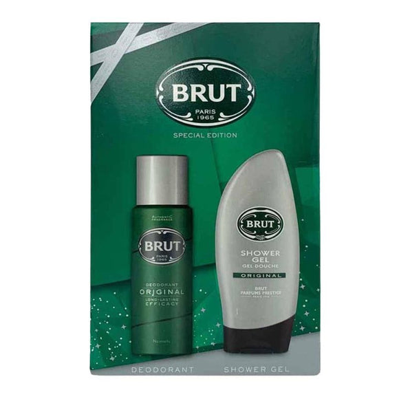 Brut Shower Gel & Deodorant Gift Set - O'Sullivans Pharmacy - Perfume & Cologne - 8710522511312