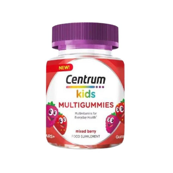 Centrum Kids MultiGummies Mixed Berry Flavour 30 Pack - O'Sullivans Pharmacy - Vitamins - 5054563158369