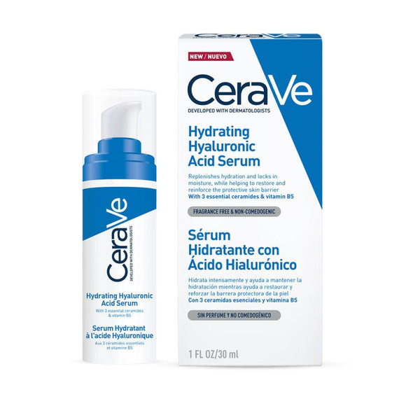 Cerave Hydrating Hyaluronic Acid Serum 30ml - O'Sullivans Pharmacy - Medicated Skincare - 3606000560833