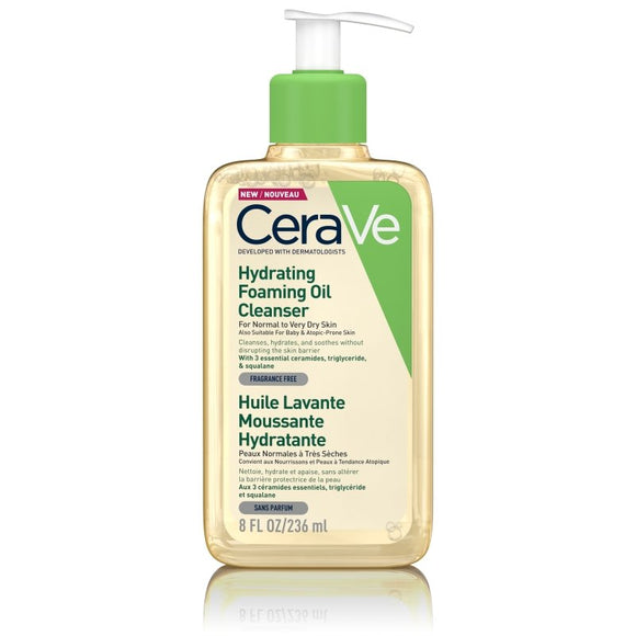 CeraVe Hydrating Oil to Foam Cleanser 236ml - O'Sullivans Pharmacy - Skincare - 3337875773430
