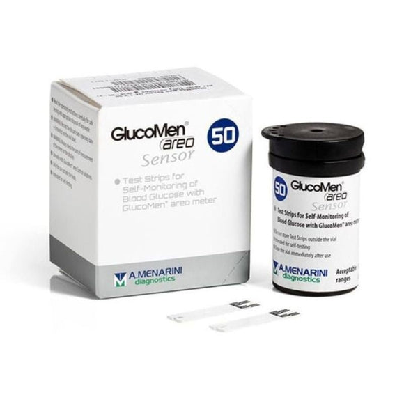 Glucomen Areo Sensors Test Strips 50 Pack - O'Sullivans Pharmacy - Medicines & Health - 8012992461822