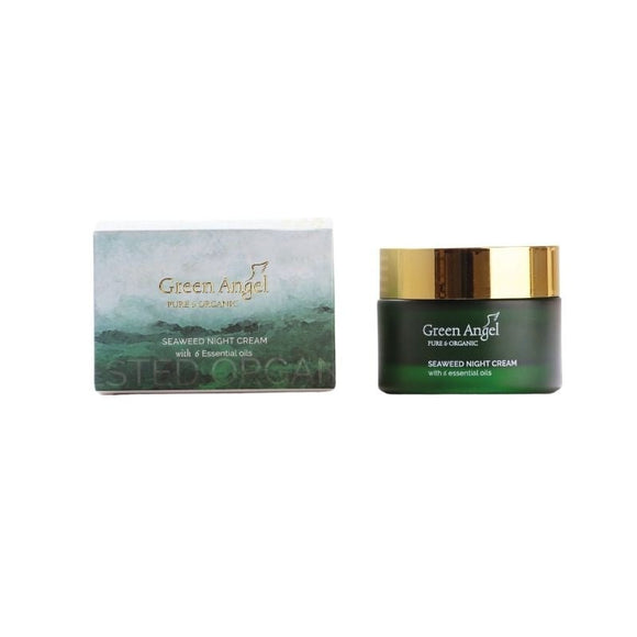 Green Angel Night Cream Seaweed 6 Essential Oils 50ml - O'Sullivans Pharmacy - Skincare -