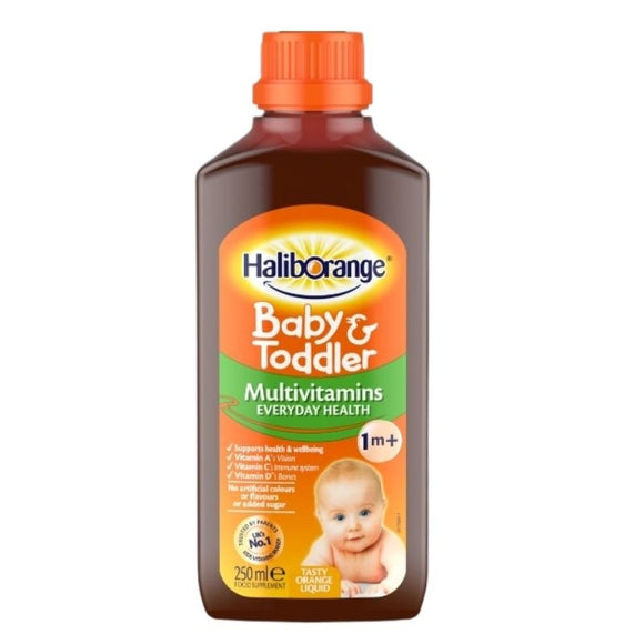 Haliborange Multivitamin Liquid Baby & Toddler 250ml - O'Sullivans Pharmacy - Vitamins - 5012335109902