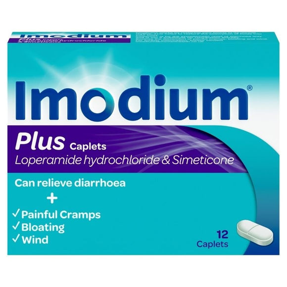Imodium Plus Tablets 12 Pack - O'Sullivans Pharmacy - Medicines & Health -