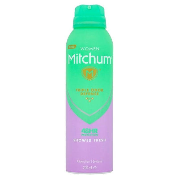 Mitchum for Women Shower Fresh Aerosol Deodorant 200ml - O'Sullivans Pharmacy - Toiletries -