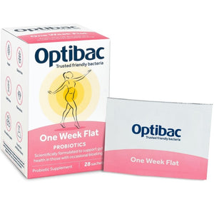 Optibac One Week Flat Sachets 28 Pack - O'Sullivans Pharmacy - Vitamins - 5060086610710