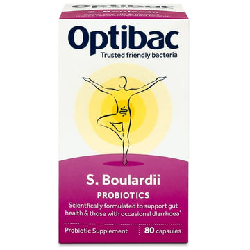Optibac S.Boulardii Capsules 80 Pack - O'Sullivans Pharmacy - Vitamins - 5060086610123
