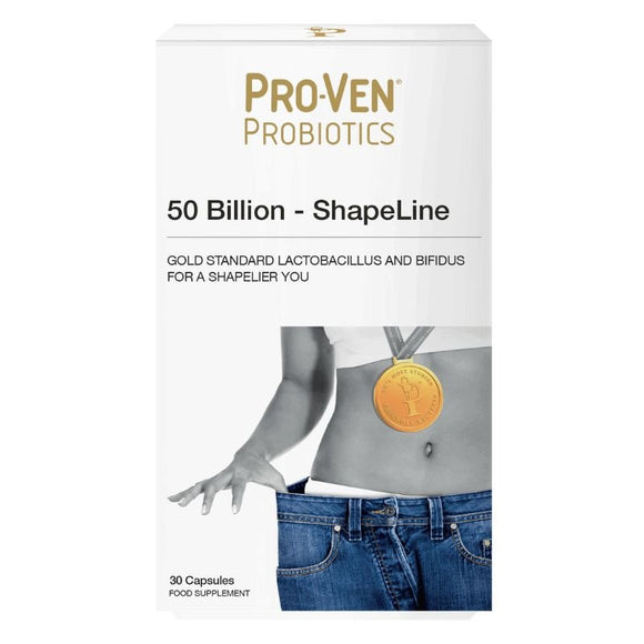 Proven Probiotics 50 Billion Shapeline Capsules 30 Pack - O'Sullivans Pharmacy - Vitamins - 5034268004451