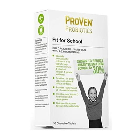 Proven Probiotics Fit For School Tablets 30 Pack - O'Sullivans Pharmacy - Vitamins -