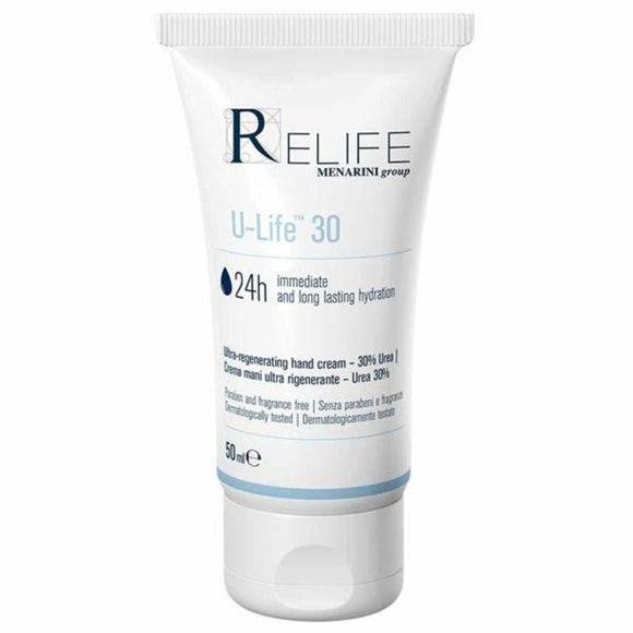 Relife U-Life 30% Urea Hand Cream 50ml - O'Sullivans Pharmacy - Skincare -