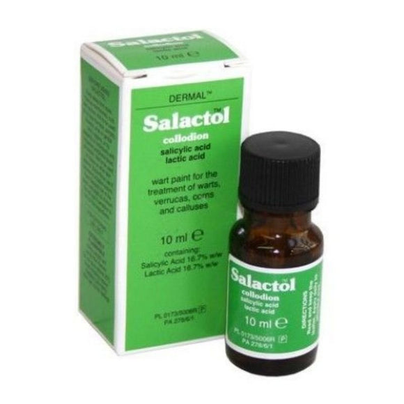 Salactol Collodion Wart Paint 10ml - O'Sullivans Pharmacy - Medicines & Health -