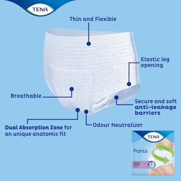 Tena Pants Maxi Medium 10 Pack - O'Sullivans Pharmacy - Toiletries - 7322540574838
