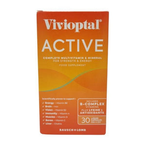 Vivioptal Active Food Supplement Capsules 30 Pack - O'Sullivans Pharmacy - Vitamins -