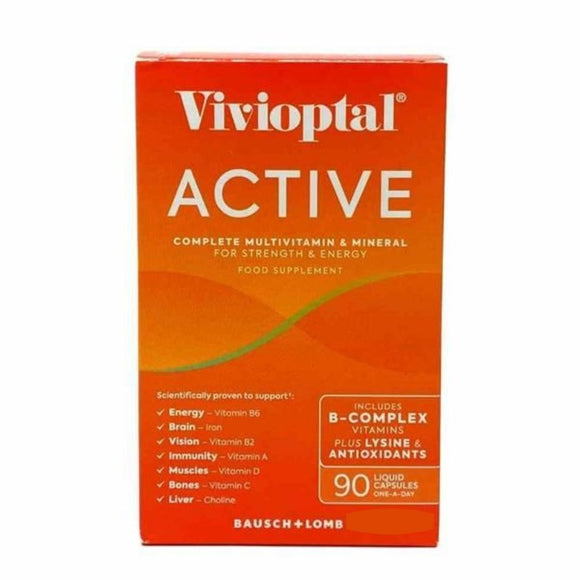 Vivioptal Active Food Supplement Capsules 90 Pack - O'Sullivans Pharmacy - Vitamins -
