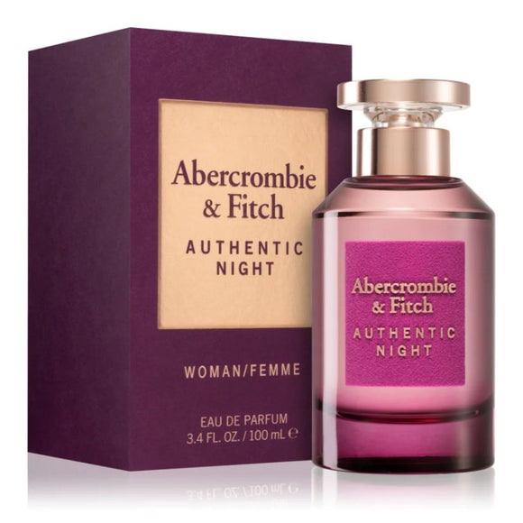 Abercrombie & Fitch Authentic Night EDP For Women 100ml - O'Sullivans Pharmacy - Fragrance & Gift - 85715169020