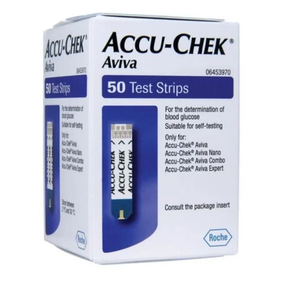Accu Chek Aviva Test Strips 50 Pack - O'Sullivans Pharmacy