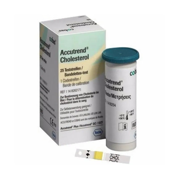 Accutrend Cholesterol Test Strips 25 Pack - O'Sullivans Pharmacy