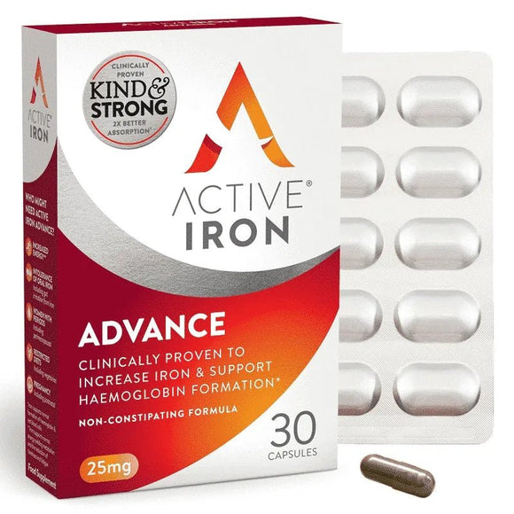 Active Iron Advance Capsules 30 Pack - O'Sullivans Pharmacy