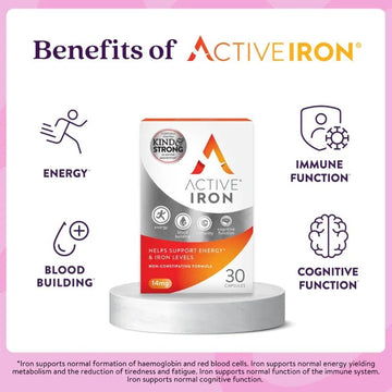 Active Iron Capsules 30 Pack - O'Sullivans Pharmacy