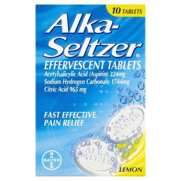 Alka Seltzer Original/Lemon 10 Pack - O'Sullivans Pharmacy - Medicines & Health - 5010605920011
