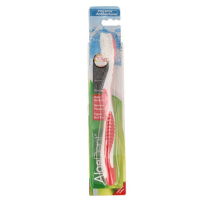 Aloe Dent Toothbrush Nano Silver Bristle Red 1 Pack - O'Sullivans Pharmacy - Toiletries - 5060176679658