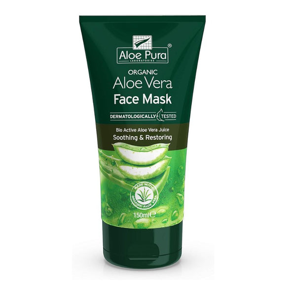 Aloe Pura Aloe Vera Face Mask 150ml - O'Sullivans Pharmacy - Skincare - 5029354015060