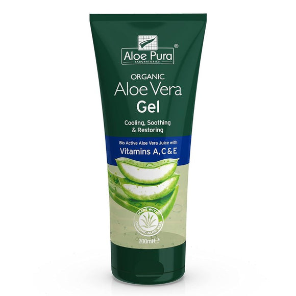 Aloe Pura Aloe Vera Gel & Antioxidants Vitamin A,C & E 200ml - O'Sullivans Pharmacy - Skincare - 5029354002633