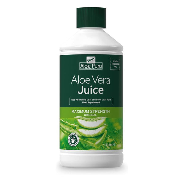 Aloe Pura Aloe Vera Juice Maximum Strength 1L - O'Sullivans Pharmacy - Vitamins - 5029354000189