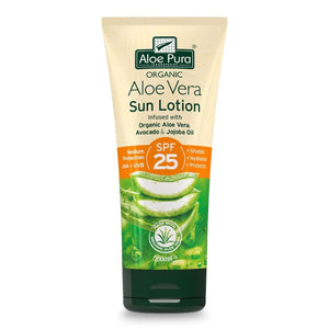 Aloe Pura Aloe Vera Sun Lotion SPF25 200ml - O'Sullivans Pharmacy - Skincare - 5029354002725