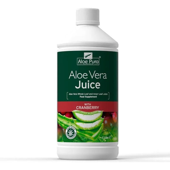Aloe Pura Cranberry & Aloe Vera Juice 1 Litre - O'Sullivans Pharmacy