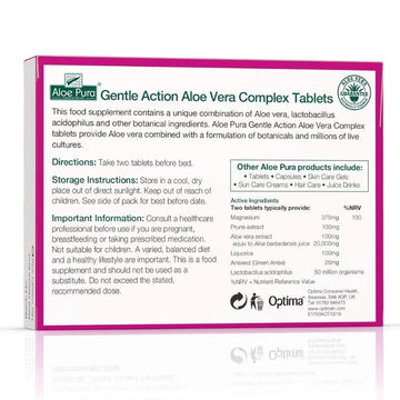 Aloe Pura Gentle Action Aloe Vera Complex Tablets 30 Pack - O'Sullivans Pharmacy