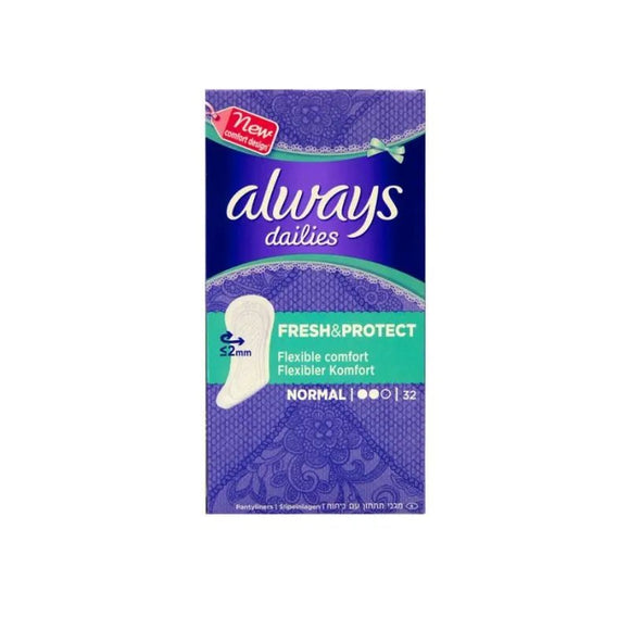 Always Dailies Liners Normal 32 Pack - O'Sullivans Pharmacy