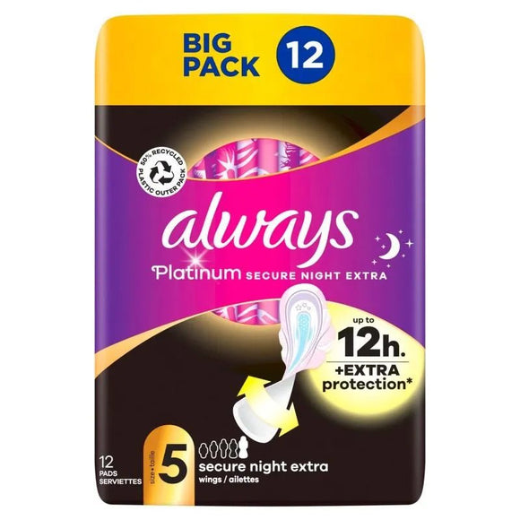 Always Ultra Platinum Pads (Size 5) 12 Pack - O'Sullivans Pharmacy
