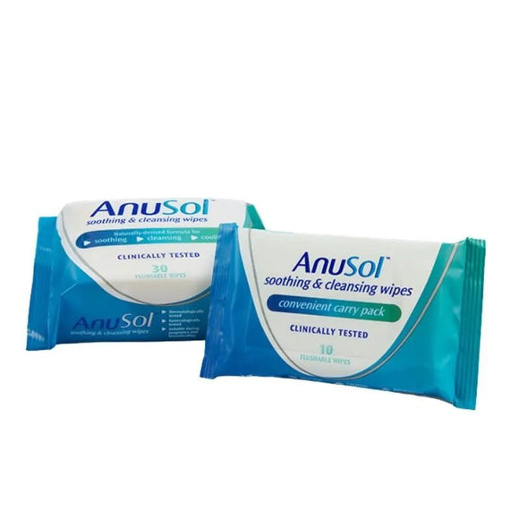 Anusol Soothing & Cleansing Wipes 30 Pack - O'Sullivans Pharmacy