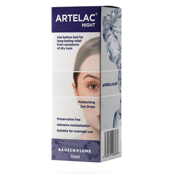 Artelac Night Eye Drops 10ml - O'Sullivans Pharmacy - Medicines & Health - 4030571006367