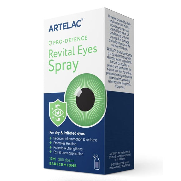 Artelac Revital Eyes Spray 17ml - O'Sullivans Pharmacy - Medicines & Health - 5027519000517