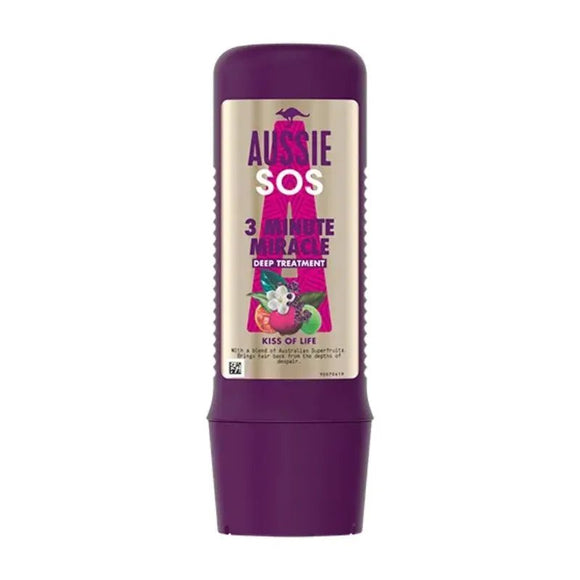 Aussie Hair 3 Minute Miracle SOS Deep Hair Treatment 225ml - O'Sullivans Pharmacy