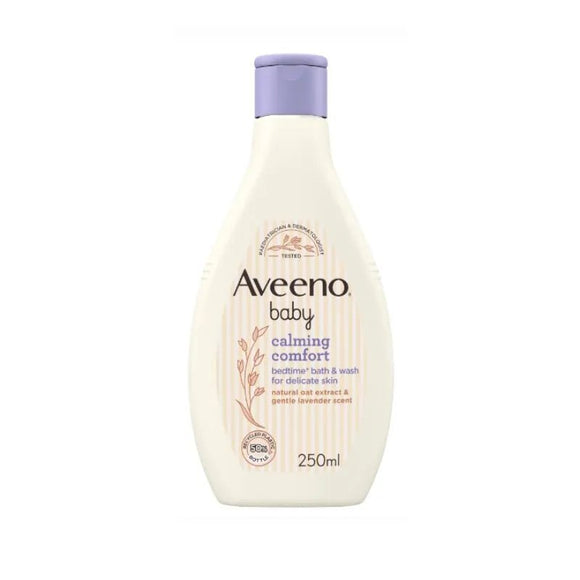 Aveeno Baby Calming Comfort Bedtime Bath & Wash 250ml - O'Sullivans Pharmacy