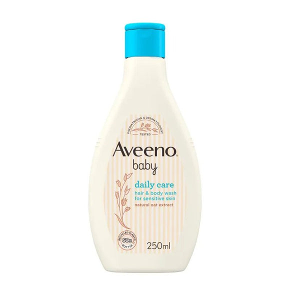 Aveeno Baby Daily Care Hair & Body Wash 250ml - O'Sullivans Pharmacy