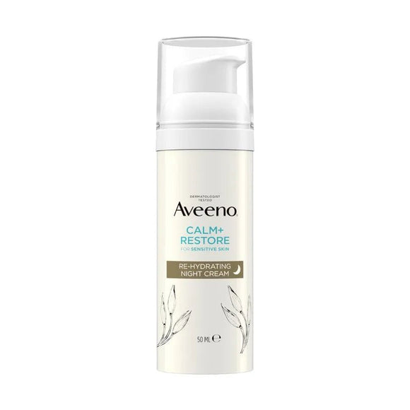 Aveeno Calm and Restore Face Night Cream 50ml - O'Sullivans Pharmacy