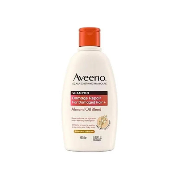 Aveeno Damage Repair Almond Oil Shampoo 300ml - O'Sullivans Pharmacy