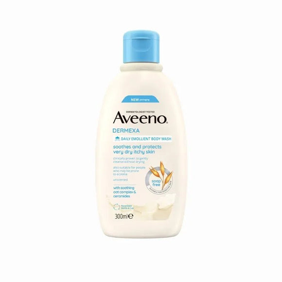 Aveeno Dermexa Emollient Bodywash 300ml - O'Sullivans Pharmacy