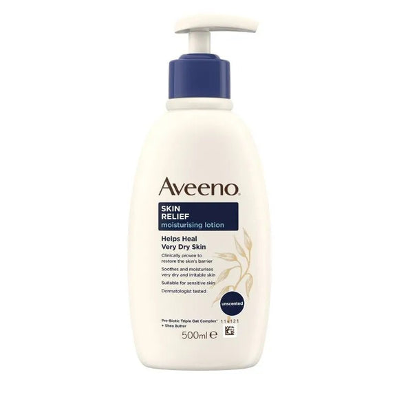Aveeno Skin Relief Moisturising Lotion Shea 500ml - O'Sullivans Pharmacy