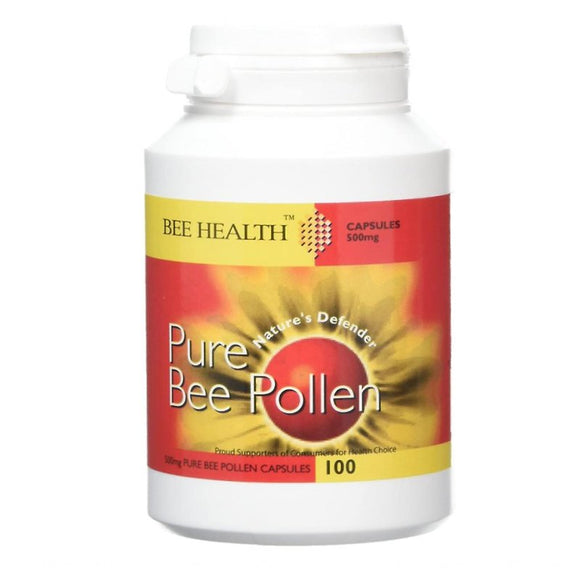 Bee Health Pollen 500mg 100 Capsules - O'Sullivans Pharmacy - Vitamins - 5028816000705